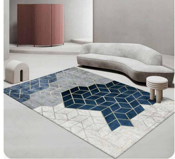 Tapis 3D Moderne Abstrait – Design Contemporain et Élégant (3x2m) – Image 3