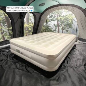 Matelas gonflable avec pompe électrique intégrée
