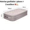 IMG-20250822-WA0064 Matelas Gonflable 1 Place avec Pompe Électrique Intégrée