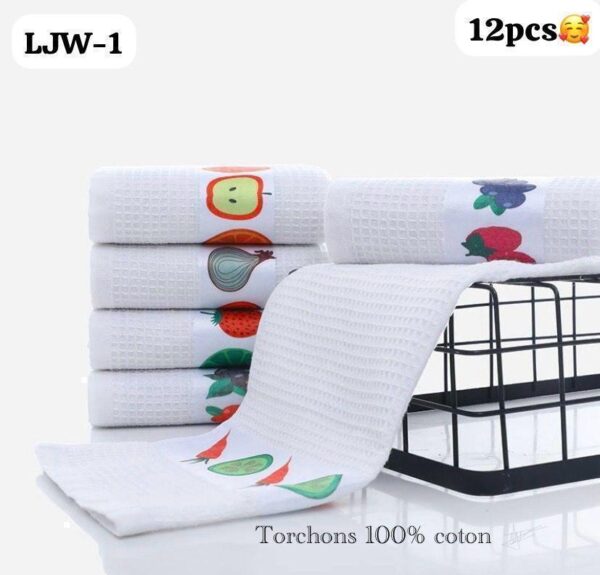 IMG-20250901-WA0012 Lot de 12 Torchons Absorbants – Cuisine Pratique